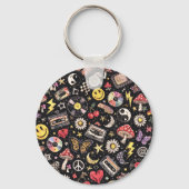 Porte-clés Retro Vintage Grunge Sunshine Bliss (Verso)