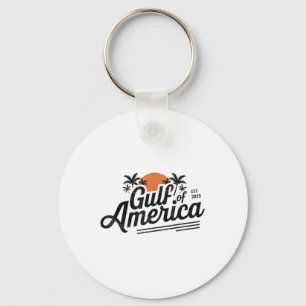 Porte-clés Retro Vintage Gulf Of Us America 2025 American Fla