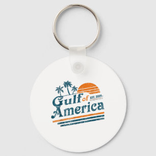 Porte-clés Retro Vintage Gulf Of Us America 2025 American Fla