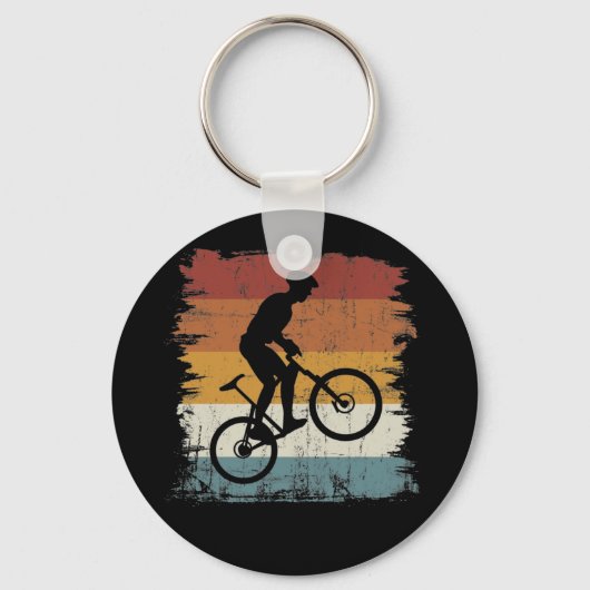 Porte-clés Retro vintage offroad bike (Recto)