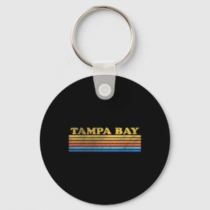 Porte-clés Retro Vintage Tampa Bay désorganisé Floride Throwb