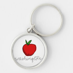 Porte-clés Retro Washington Apple
