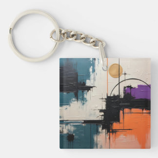 Porte-clés Retro Wave Design 03 - Porte - clé