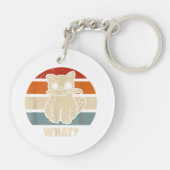 Porte-clés Retro What Cat Knife Meow Kitty Funny Cats Mom And (Dos)