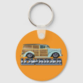 Porte-clés Rétro Woody Lowrider (Recto)