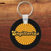 Porte-clés Rétro Zodiac Sagittarius (Recto)