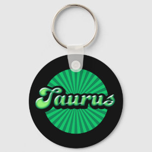 Porte-clés Rétro Zodiaque Taureau