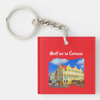 Porte-clés Retrouvez-moi à Curaçao