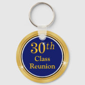 Porte-clés Réunion au lycée bleu et or de la Marine 30 ans (Verso)