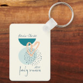 Porte-clés Réunion familiale moderne (Verso)