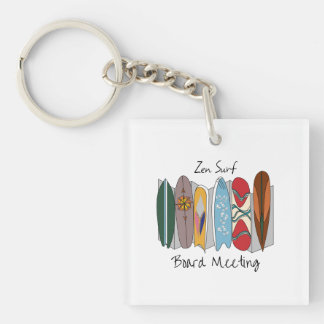 Porte-clés Réunion Zen Planche de Surf