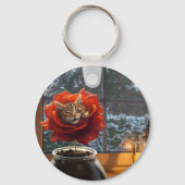 Porte-clés Rêve de chat rose  (Verso)