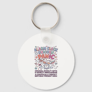 Porte-clés Réveil Licorne Panique de Licorne Typographie Gras