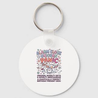 Porte-clés Réveil Licorne Panique de Licorne Typographie Gras