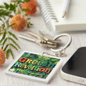 Porte-clés "Réveiller le potentiel vert" (Devant Droit)