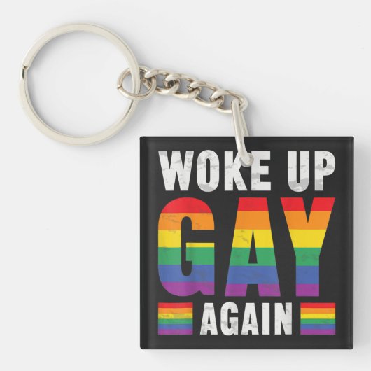 Porte-clés Réveillez Gay (Devant)