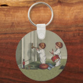 Porte-clés Réveillez-vous son joli enfant de Noël (Recto)