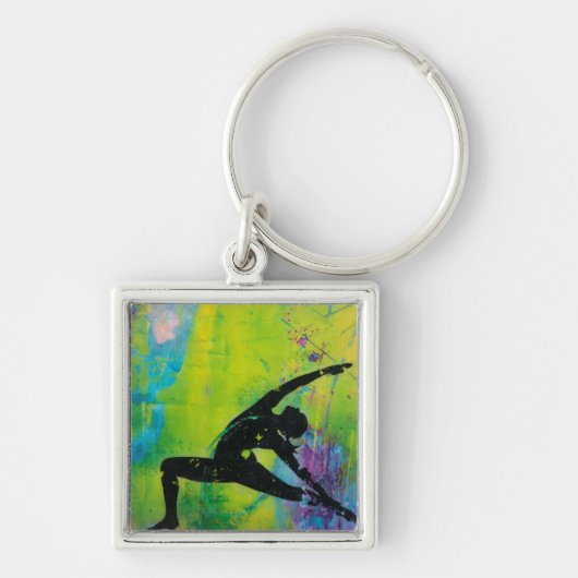 Porte-clés Reverse Guerrier Yoga Porte - clé fille (Devant)