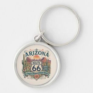 Porte-clés Rêves de Canyon Route 66 Charme Désertique Boho