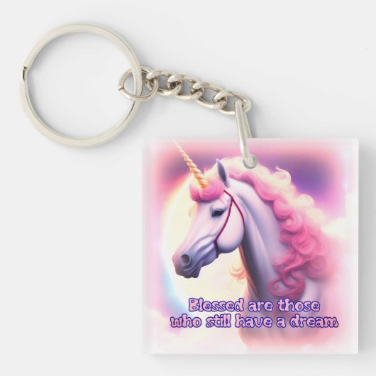 Porte-clés Rêves de licorne (Devant)