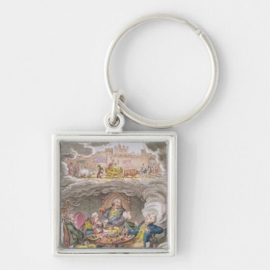 Porte-clés Rêves délicieux ! Châteaux dans le ciel ! (Devant)