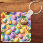 Porte-clés rex hoot keyring easter style (Verso)