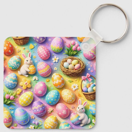 Porte-clés rex hoot keyring easter style (Dos)