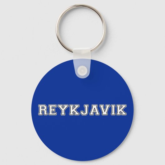 Porte-clés Reykjavik Islande (Recto)