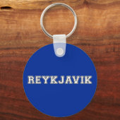Porte-clés Reykjavik Islande (Recto)
