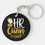 Porte-clés RH Queen Gestionnaire des ressources humaines Femm (Dos)