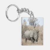 Porte-clés Rhino blanc (Devant gauche)