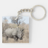 Porte-clés Rhino blanc (Dos)