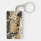 Porte-clés Rhino couché (Dos)