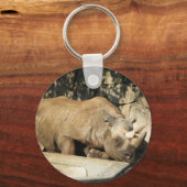 Porte-clés Rhino couché (Recto)