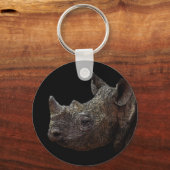 Porte-clés Rhino noir (Recto)