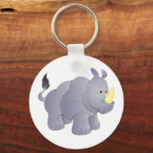 Porte-clés Rhino rhinoceros (Recto)