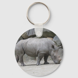 Porte-clés rhinocéros