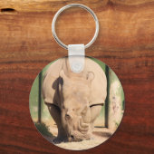 Porte-clés rhinocéros blanc (Recto)