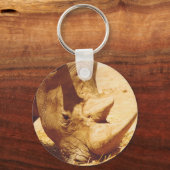 Porte-clés Rhinoceros Love (Recto)
