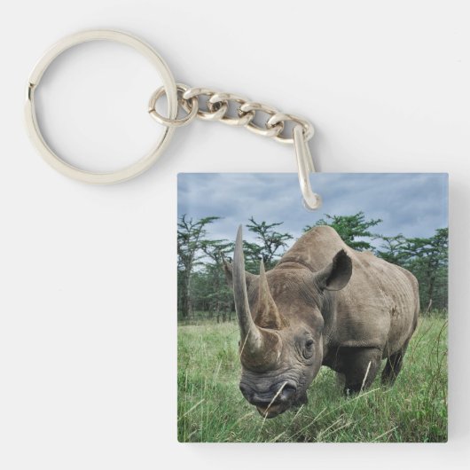 Porte-clés Rhinocéros noir | Kenya (Devant)