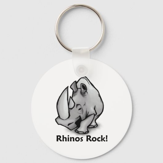Porte-clés Rhinos Rock ! (Recto)