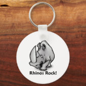 Porte-clés Rhinos Rock ! (Recto)