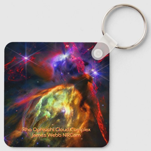 Porte-clés Rho Ophiuchi Cloud Complex - James Webb NIRCam (Dos)