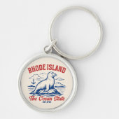 Porte-clés Rhode Island Beach Vibes Gift Idea (Devant)
