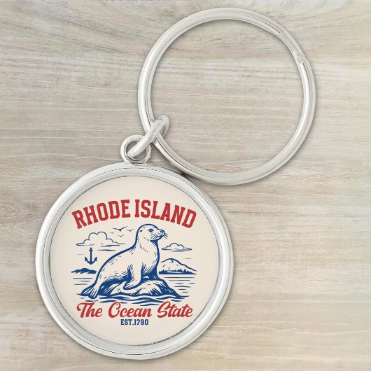 Porte-clés Rhode Island Beach Vibes Gift Idea