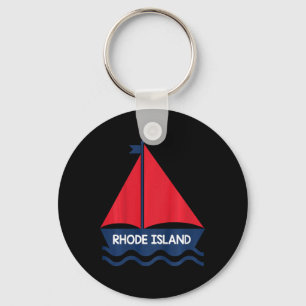 Porte-clés Rhode Island voilier garçons filles tout-petit