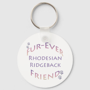 Porte-clés Rhodeisan Ridgeback Fur ever Friend