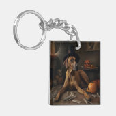 Porte-clés Rhodesian Ridgeback Citrouilles Halloween effrayan (Devant gauche)