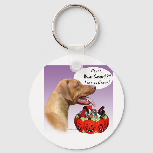 Porte-clés Rhodesian Ridgeback Halloween Candy (Recto)