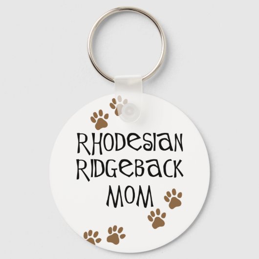 Porte-clés Rhodesian Ridgeback Maman (Recto)